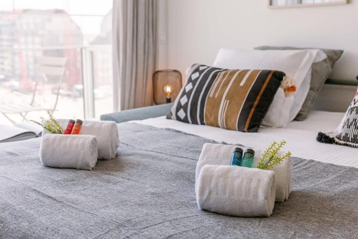 Stunning Studio With Sea-View And Terrace Apartment Knokke-Heist Ngoại thất bức ảnh